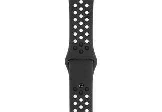 APPLE 44 mm Nike Sportarmband - S/M & M/L - Armband (Anthrazit/Schwarz)