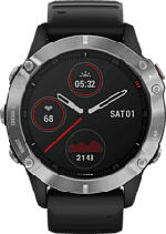 MediaMarkt GARMIN fēnix 6 - Smartwatch GPS multisport (Larghezza: 22 mm, Silicone, Nero/Argento)