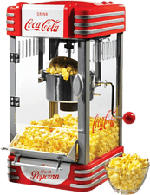 MediaMarkt SALCO SNP27CC Coca-Cola - Macchina per popcorn (Rosso/Bianco)