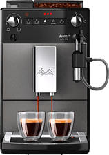 MELITTA Serie 600 - Machine à café automatique (Noir/Acier inoxydable)