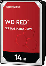 WESTERN DIGITAL WD Red NAS Hard Drive - Festplatte (HDD, 14 TB, Silber/Schwarz)