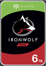 SEAGATE IronWolf NAS - Festplatte (HDD, 6 TB, Silber/Schwarz)