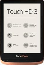 POCKETBOOK Touch HD 3 - E-reader (Nero/Rame)