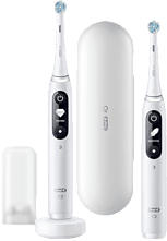 ORAL-B Série iO 7N + 2ème pièce à main - Brosse à dents électrique (Blanc)