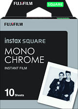 FUJIFILM Instax Square 10Bl Monochrome - Instant Film (Schwarz/Weiss)