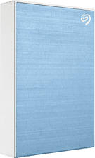 SEAGATE One Touch HDD - Festplatte (HDD, 4 TB, Hellblau/Silber)