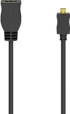 HAMA 205168 ADAPTER HDMI A/D F/M - HDMI Kupplungs Adapter (Schwarz)