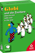 AGM Globi nello zoo - Gioco del Quartetos - Gioco di carte (Multicolore)