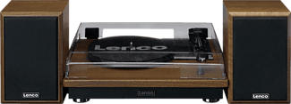 LENCO LS-100WD - Plattenspieler (Braun/Schwarz)