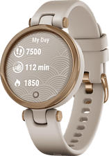 GARMIN Lily Sport - Smartwatch (Larghezza: 14 mm, Silicone, Beige/Oro rosa)
