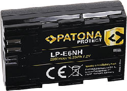 PATONA 13435 CAN LP-E6NH - Batterie de rechange (Noir)
