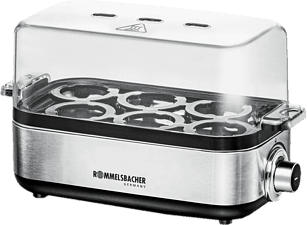 ROMMELSBACHER ER 600 - Eierkocher (Edelstahl/Schwarz)