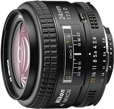 NIKON AF NIKKOR 24mm f/2.8D - Primo obiettivo