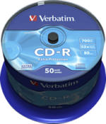 MediaMarkt VERBATIM Extra Protection CD-R, 50 Pack Spindle - CD-R