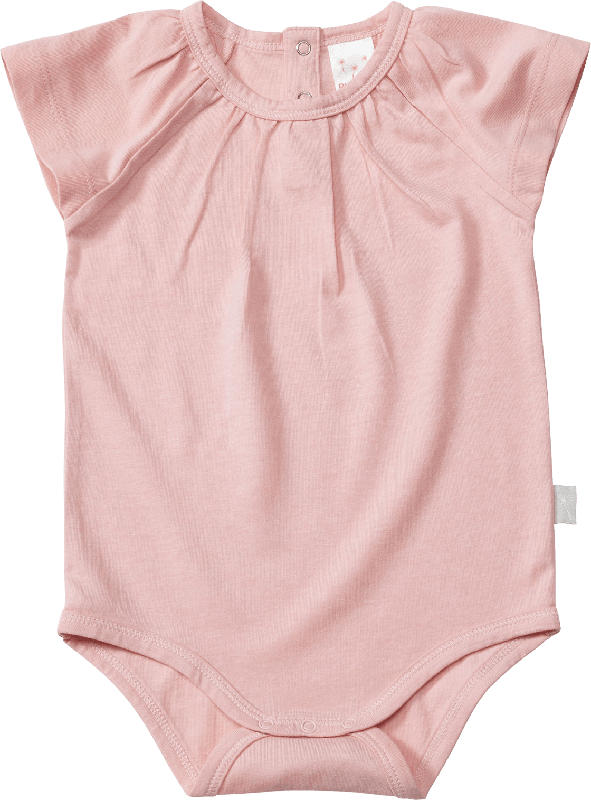PUSBLU Baby Body, Gr. 98/104, in Bio-Baumwolle und Modal, rosa