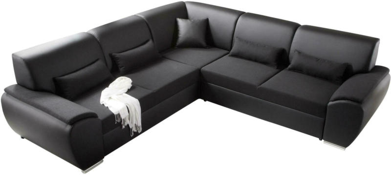 Wohnlandschaft 'Antara' inkl. Kissen, schwarz