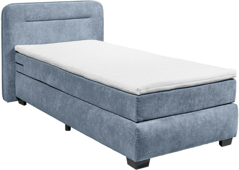 Boxspringbett in Blau ca. 120x200 cm 'Maine 1'