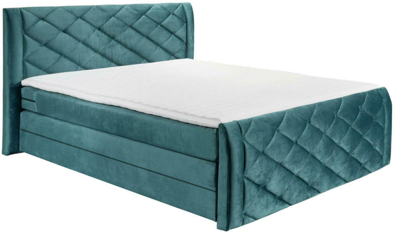 Boxspringbett in Grün ca. 180x 200 cm 'Philadelphia 3B'