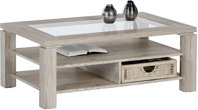 Couchtisch 'Lazy' , ca 102x65,6 cm, eiche