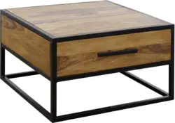 Couchtisch 'WL5.623' , ca. 65x65 cm, aus Sheesham