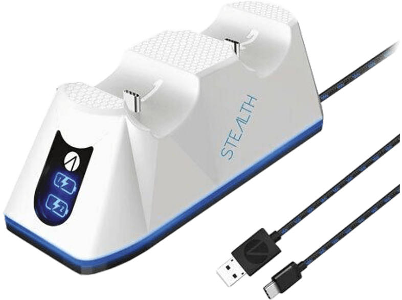Twin Charging Dock inklusive Kabel - weiss