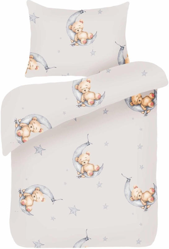Baby Bettwäsche-Set TEDDY WHITE