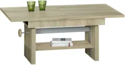 Couchtisch 'Event' , ca 110x65 cm, eiche