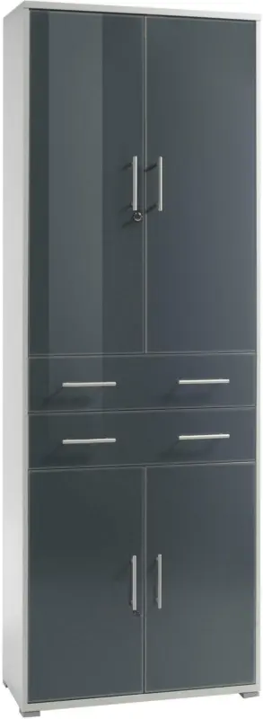 Aktenschrank in Graphitfarben/ Hellgrau ´OFFICE LUX ´