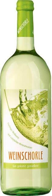 Weinschorle weiß oder rosé