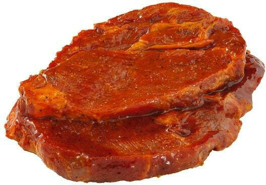 An der Bedienungstheke erhältlich: Feuerwehr-Steaks