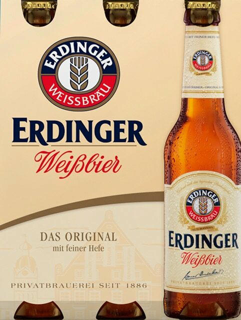 Erdinger Weißbier Hefe Hell, Alkoholfrei