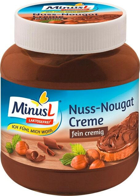 Minus L laktosefreie Nuss-Nougat Creme