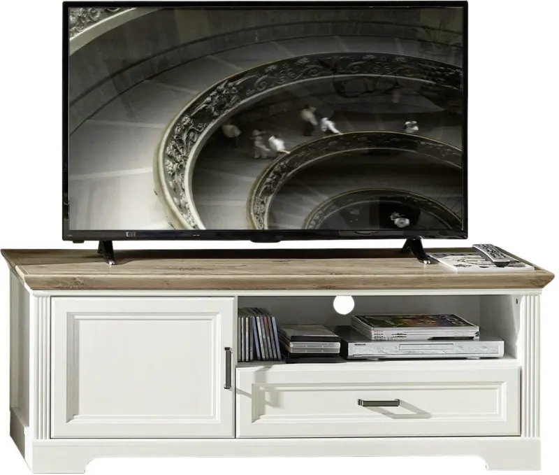 TV-Element 'Jasmin' , weiß, eiche
