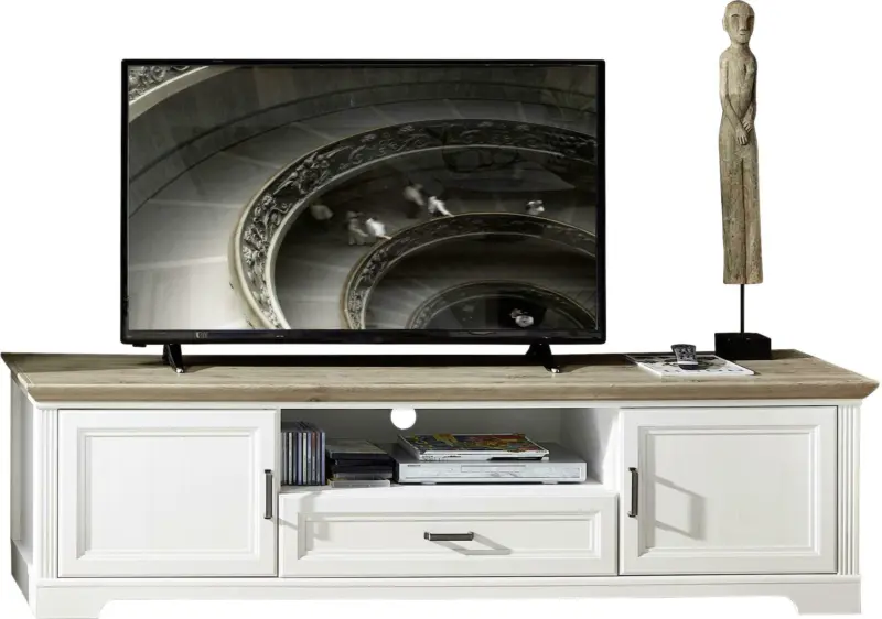 TV-Element 'Jasmin' , weiß, eiche