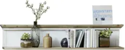 Wandboard 'Jasmin' , weiß, eiche