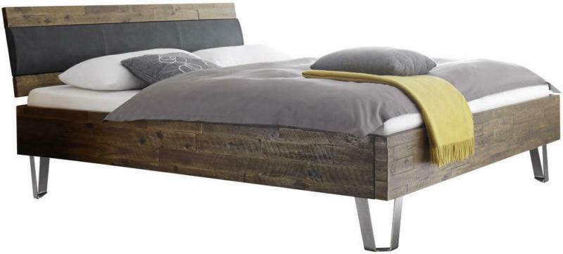 Bett 180/200 cm in Braun, Akaziefarben