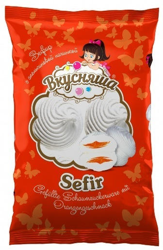 Gefüllte Schaumzuckerware