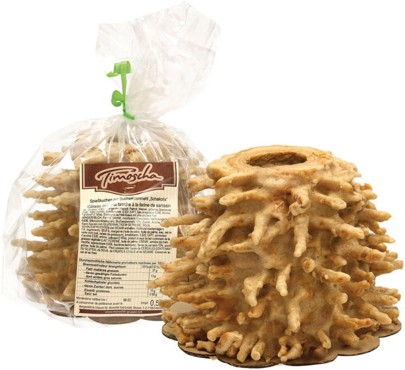 Spießkuchen mit Buchweizenmehl