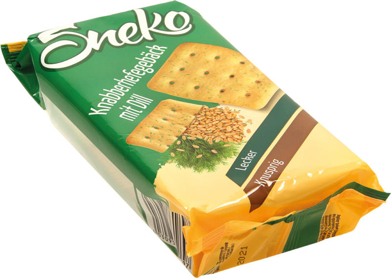 Knabberhefegebäck mit Dill
