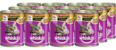 Katzenfutter Whiskas 12 × 400 g