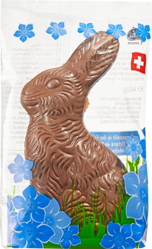 Coniglietto pasquale di cioccolato al latte Classic, 40 g