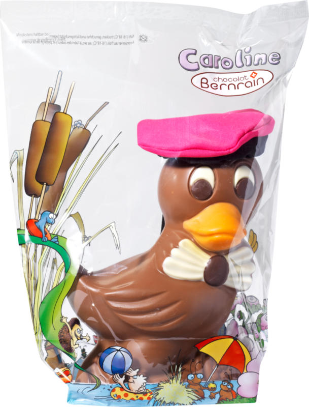 Chocolat Bernrain Ente Caroline aus Milchschokolade, 420 g