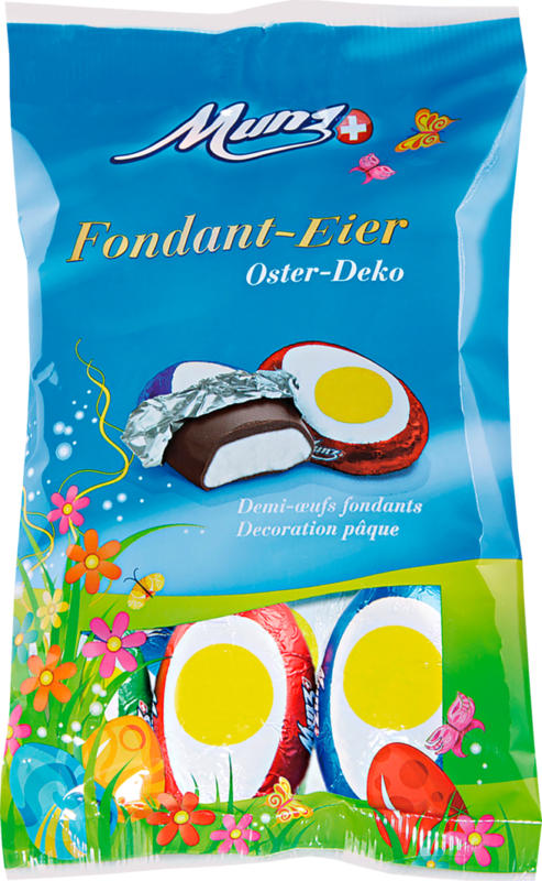 Munz Fondant-Halbeier, 10 Stück, 200 g