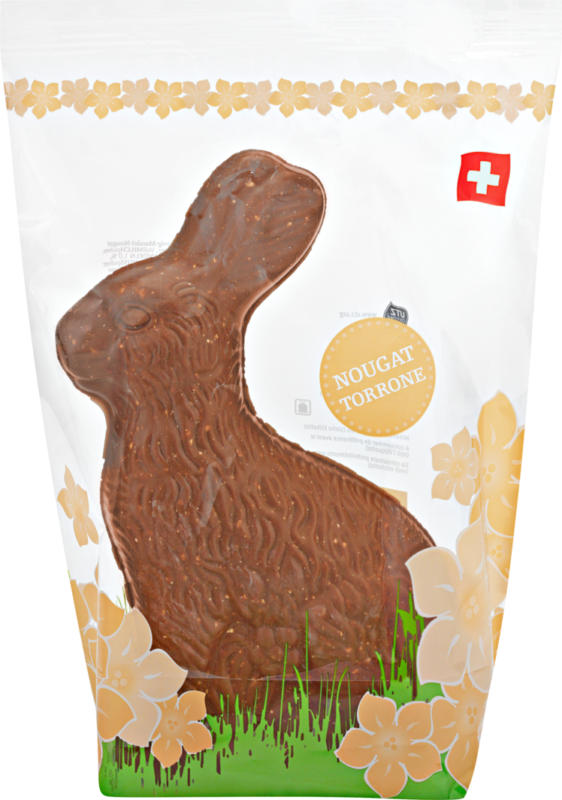 Lapin de Pâques Nougat au miel et aux amandes, 200 g