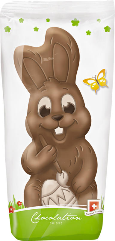 Lapin maquillé en chocolat au lait , 200 g