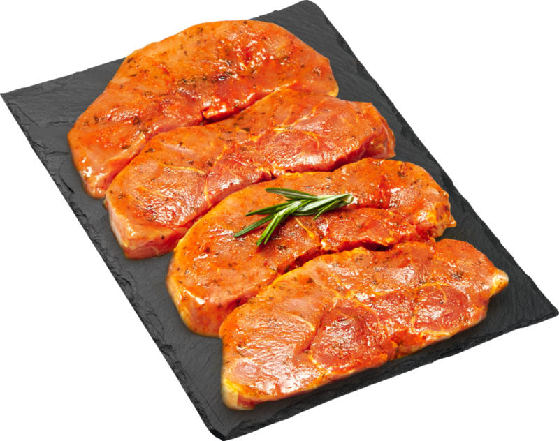 Denner BBQ Cognacsteak, Schweinshuft, mariniert, Schweiz, 4 Stück, 600 g