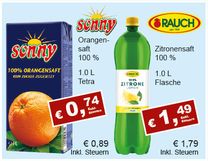 Sunny Orangensaft