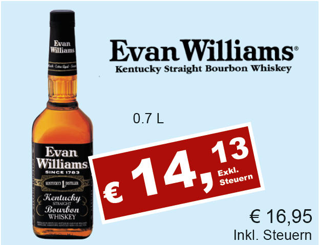 Evan Williams - Kentucks Straight Bourbon
