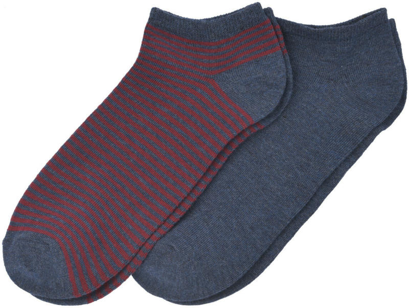 2 Paar Herren Sneaker-Socken im Set (Nur online)