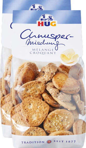 Hug Biscuits Chnusper-Mischung, 2 x 290 g